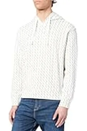 Armani Exchange Mannen, Essential, all-over logo, sweatshirt, wit, XL, , XL