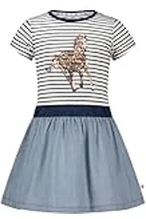Salt & Pepper BY KIDS PARK Uniseks meisjesjurk, pailletten, paardenjurk, kinderjurk, , 92