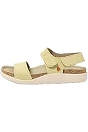 Art 1386 Biarritz Platte sandalen, uniseks, volwassenen, limoen, maat 39, , 39 EU