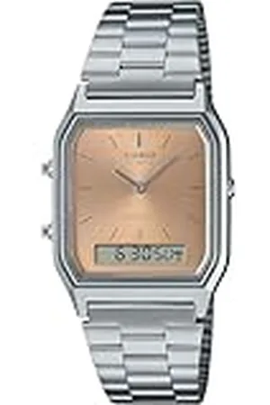 Casio Gemengd analoog kwartshorloge met armband van AQ-230A-4AMQYES, armband