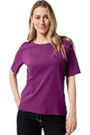 CECIL Basic geribbelde structuur T-shirt, , XS
