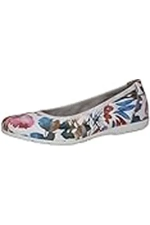 Caprice Dames 9-22150-42 Ballerina, White Flower, 37 EU, , 37 EU