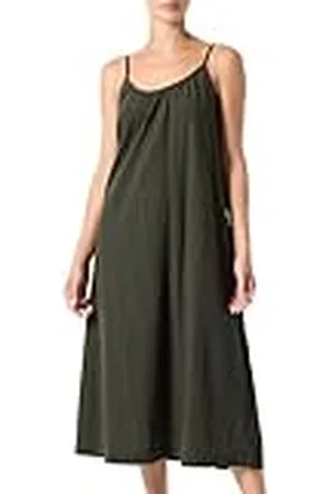 Kaffe Maxi-jurk spaghettibandjes voor dames, ronde hals, casual, fit zakken, , 38