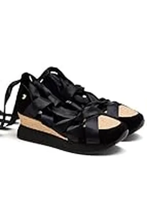 Gioseppo Open leren schoenen met sleehak en Raffia Cornville, , 40 EU