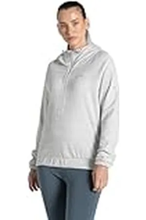 Craghoppers Esk fleecejack met capuchon en halve rits voor dames, , 40