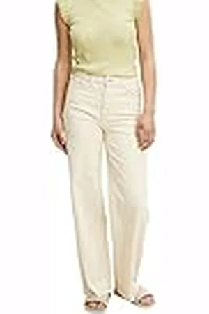 TOM TAILOR Dames Jeansbroek met wijde pijpen 1031403, , S