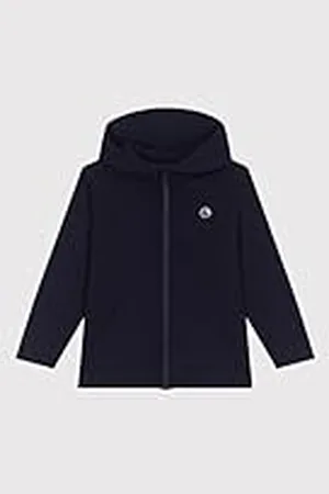 Petit Bateau Sweatshirt met capuchon voor kinderen en jongens, , 12 jaar