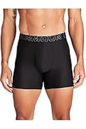 Under Armour Heren Multi-pack Performance Tech Mesh Boxerjock Brief, 15,2 cm binnenbeenlengte, de hele dag comfort boxer, zwart effen kern 3 pack, L (pak van 3), , L