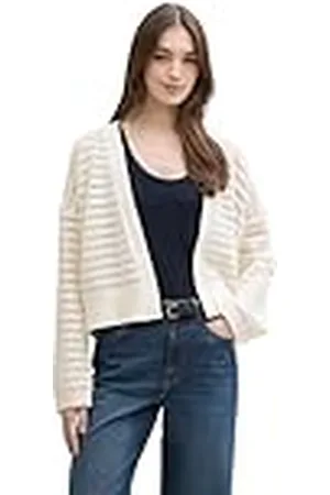 TOM TAILOR Cardigan gebreide jas voor dames, , XL