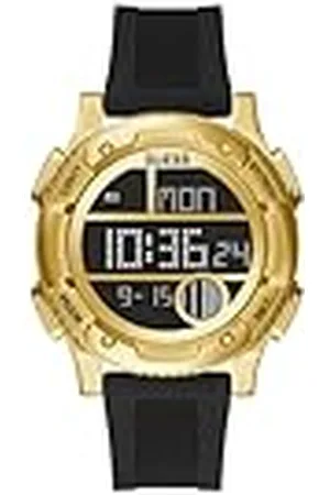 Guess 45MM digitaal siliconen horloge, , Eén maat, Quartz horloge, digitaal