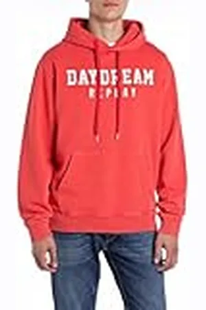 Replay Heren regular fit capuchontrui hoodie van katoen, , M