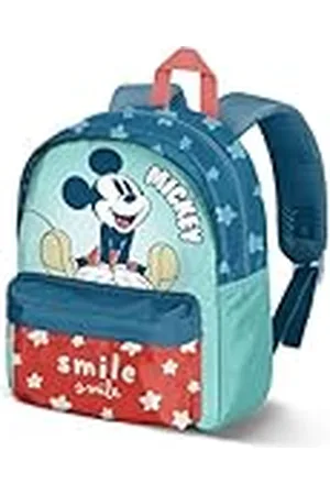 Disney Mickey Mouse Smile-Joy Peuterrugzak, blauw, 22 x 27 cm, inhoud 5 l, , Eén maat, Joy Preschool Rugzak