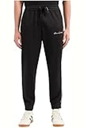 Armani Exchange Signature Logo Stretch Poly Viscose Joggingbroek voor heren, , M