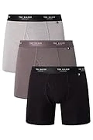 Ted Baker Heren boxershorts, katoen, 3-pack, (TBB01), Meerkleurig, M