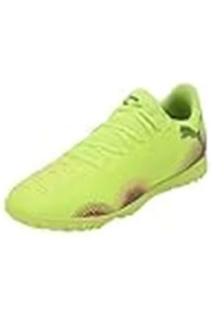 PUMA Unisex Future 8 Play TT voetbalschoen, geel alarm zwart-zon geslagen, 10 UK, Yellow Alert Black Sun Struck, 44.5 EU