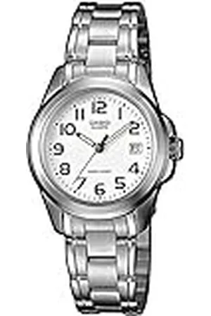 Casio Dames analoog kwarts met roestvrij stalen polshorloge LTP 1259PD 7B, , Klassiek