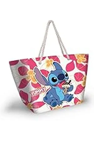 Disney Lilo and Stitch Ice Cream-Soleil Strandtas, roze, 52 x 37 cm, , Eén maat, Soleil Strandtas