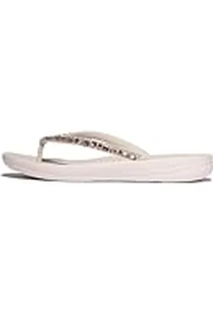 FitFlop Dames iQUSHION Multi-Crystal Ergonomische FLIP-Flops, Nude Rose, 5 UK, , 38 EU