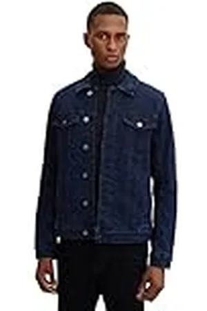 TOM TAILOR Uomini Jeansjas met teddybont 1032908, , M