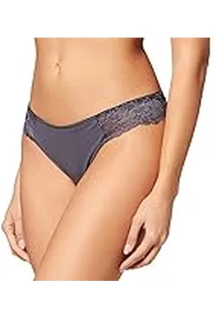 Triumph Wild Peony Florale Braziliaanse damesslip, Pebble Grey, 5