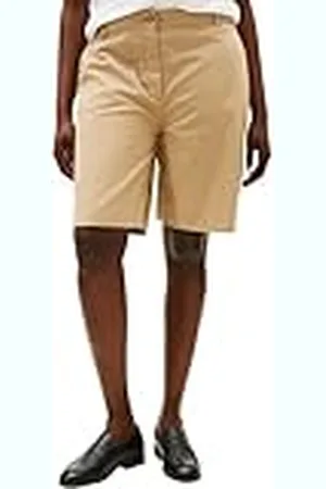 Tommy Hilfiger Dames CRV CO BLEND GMD CHINO SHORT WW0WW46084, Beige, 54, , 54