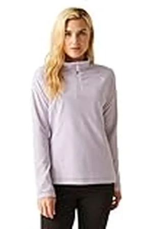 Regatta Montes Lightweight Half-Zip fleece voering, Lilac Frost, maat 38 voor dames, , 36