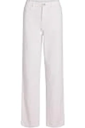 VILA Vikelly Hw Straight Jeans White-018, , 42