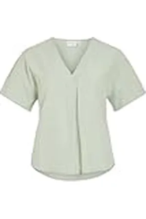 VILA Viprisilla V-hals S/S Top/1, , 40