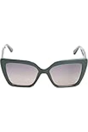 Guess GU0016296B55 Groene Plastic Vlinder Volledige Rand Vrouwen UV-bescherming Zonnebril, , 55