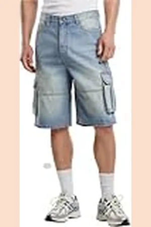 Urban classics Relaxed denim cargoshorts, , 36