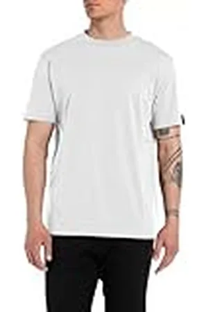 Replay Heren T-shirt met korte mouwen van katoen, , 3XL
