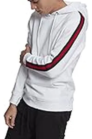 Urban classics Heren Stripe Shoulder Hoody Hoodie, , S
