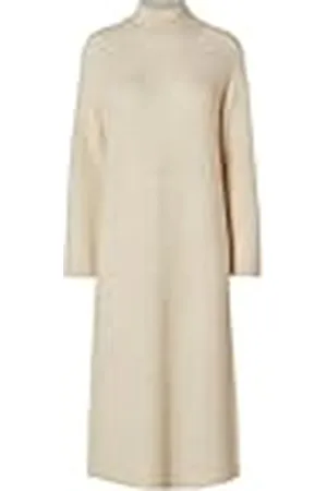 SELECTED Gebreide maxi-jurk voor dames, , S