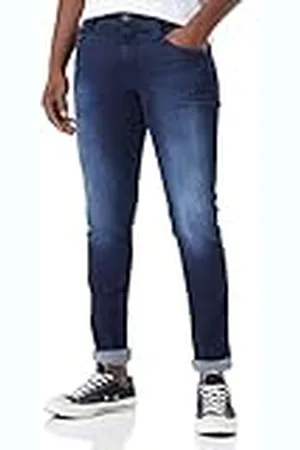 Replay Anbass Powerstretch spijkerbroek voor heren, 007 donkerblauw, 3236