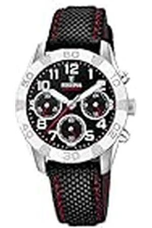 Festina Kwartshorloge voor jongens met stoffen armband F20346/3, , Klassiek