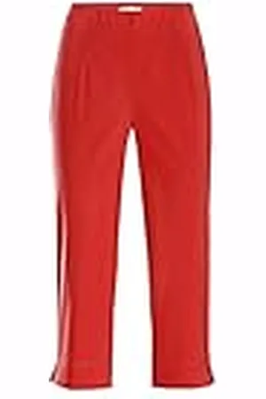 STEHMANN Ina-530, comfortabele, elastische capribroek, rood, 38