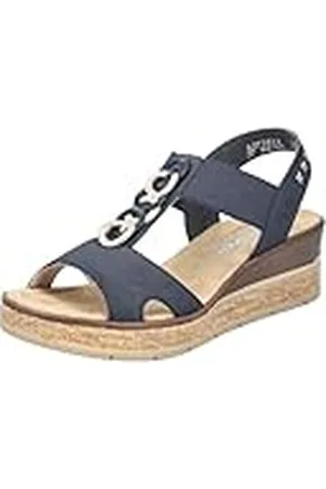 Rieker 63798 Damessandalen met sleehak, , 38 EU, , 38 EU
