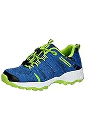 LICO Fremont Trekking- en wandelschoenen uniseks-kind , Petrol / limoen, 30 EU