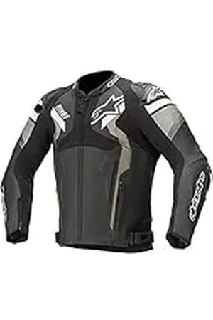 Alpinestars Atem V4 leren jas zwart/grijs/wit