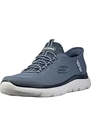 Skechers Heren Handsfree Slip-ins Summits HIGH Range Sneaker, Slate Mesh/Trim, 10 UK, , 45 EU