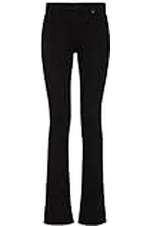 7 for all Mankind Dames Bootcut Bair Rinsed Black Jeans, , 33W