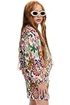 Desigual Sweat_Crochet sweatshirt voor meisjes, , 14 Jaren