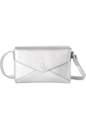 Benetton Tas 6L5ECY022, schouderriem voor meisjes, metallic, ST, , ST
