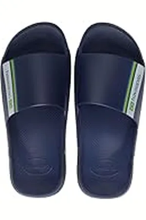 Havaianas Unisex Slide Brasil, marineblauw, 3/4