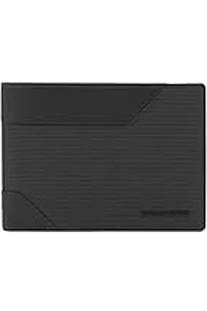 Piquadro Herenportemonnee van gerecyclede stof en leer met flip-up ID Window, muntenvak, creditcardsleuven en RFID-bescherming, , , Eén maat, 0 stuks
