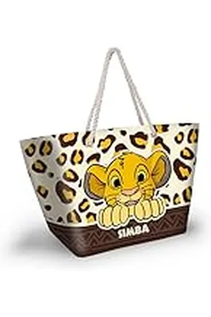 Disney Lion King Leopard-Soleil strandtas, geel, 52 x 37 cm, , Eén maat, Soleil Strandtas