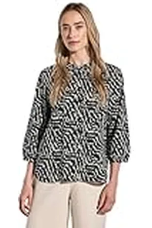 Street one Print-blouse met ruches, , 42