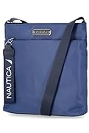 Nautica Diver Nylon Small Womens Crossbody Bag Purse with Adjustable Shoulder Strap, Indigo