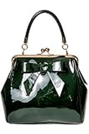 Banned Retro Dancing Days American Vintage Rockabilly Retro 50s Top Handle Bag Handbag - Green (One Size)
