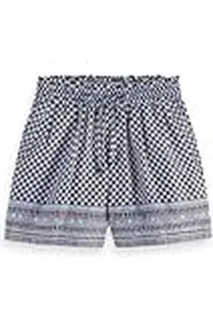 Scotch&Soda High Rise Lurex Stripe Printed Shorts, , XS